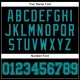 Custom Black Teal Mesh Authentic Throwback Baseball Jersey